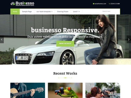 preview image for businesso wordpress theme