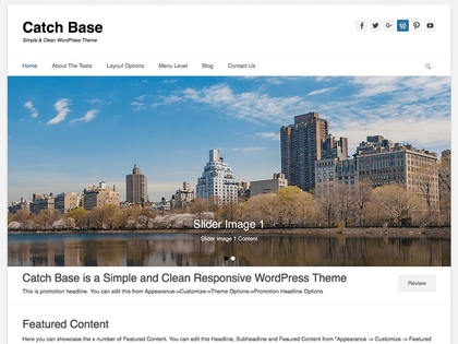 preview image for catch-base wordpress theme