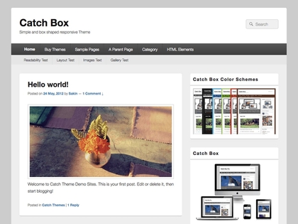preview image for catch-box wordpress theme