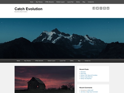 preview image for catch-evolution wordpress theme