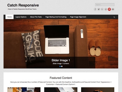 preview image for catch-responsive wordpress theme