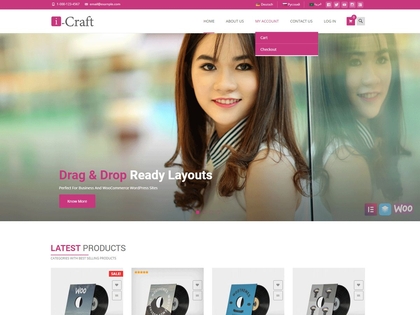 preview image for i-craft wordpress theme