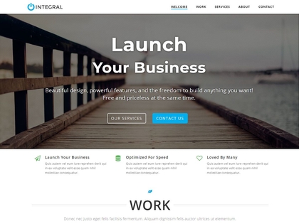 preview image for integral wordpress theme