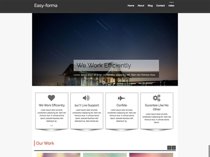 preview image for isis wordpress theme