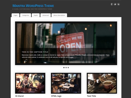 preview image for mantra wordpress theme