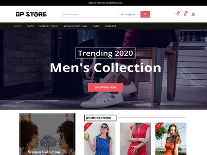 preview image for opstore wordpress theme