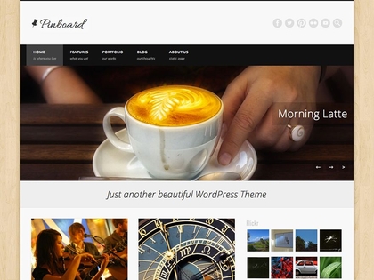 preview image for pinboard wordpress theme