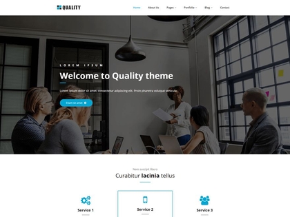 preview image for quality wordpress theme