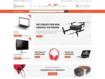 preview image for shopay wordpress theme