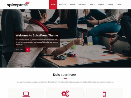 preview image for spicepress wordpress theme