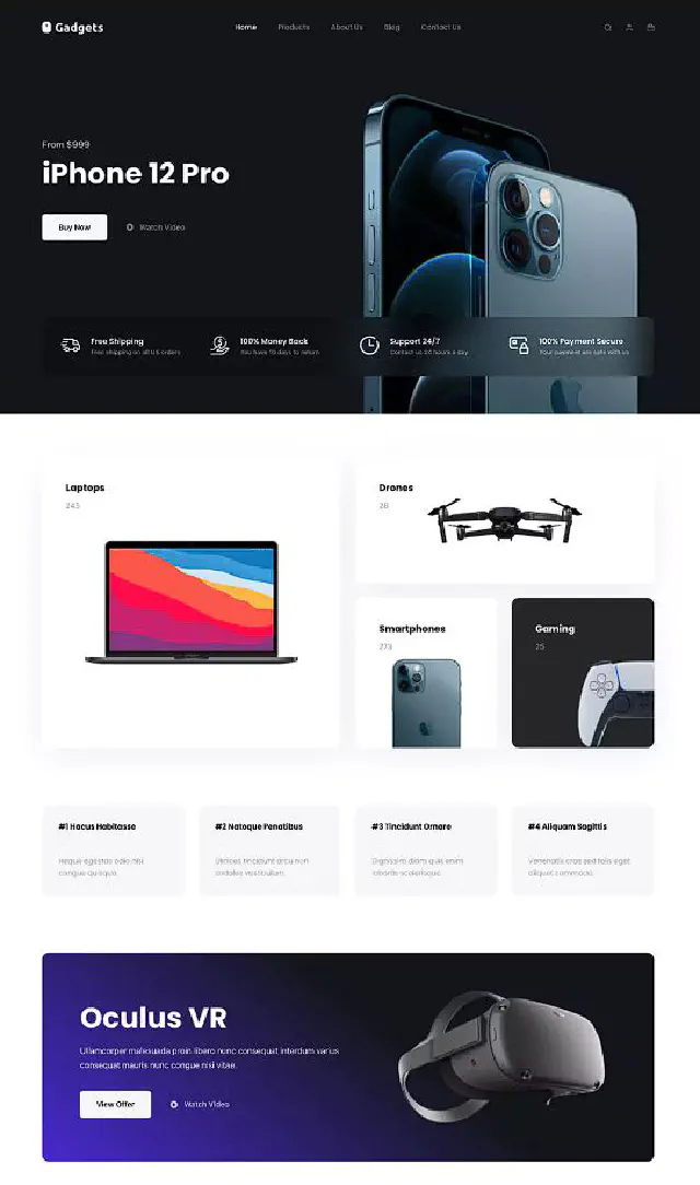 Blocksy Tech Website Starter Template