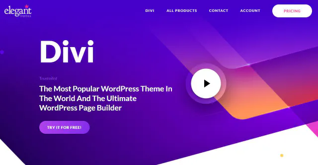 Divi WordPress Theme Preview