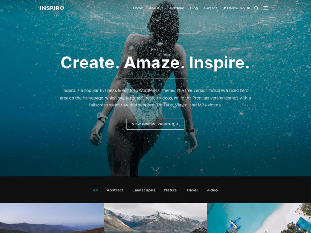 Inspiro WordPress Theme Preview