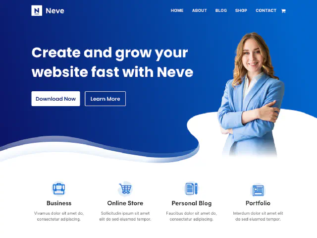 Neve WordPress Theme Preview