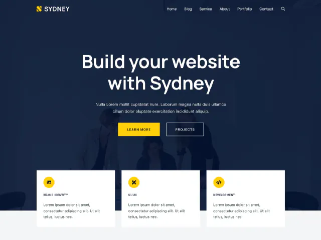 Sydney WordPress Theme Preview