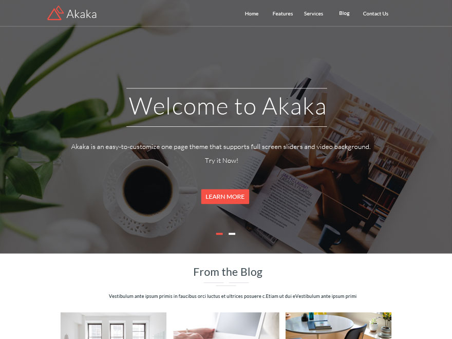 akaka free wordpress theme