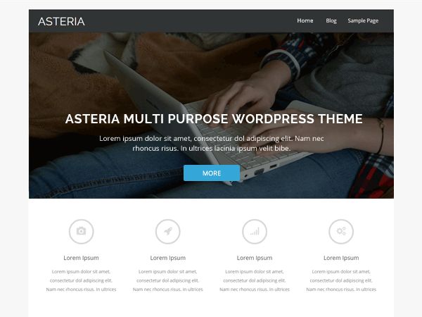 asteria-lite free wordpress theme