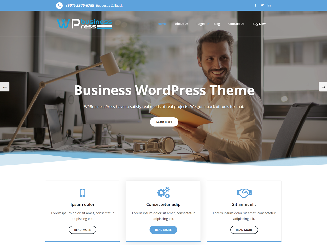 awpbusinesspress free wordpress theme
