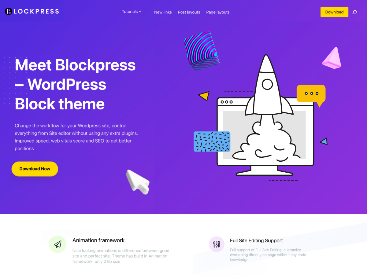 blockpress free wordpress theme
