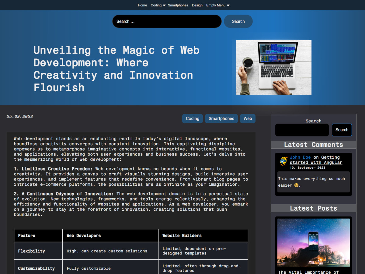 blog-layouts free wordpress theme