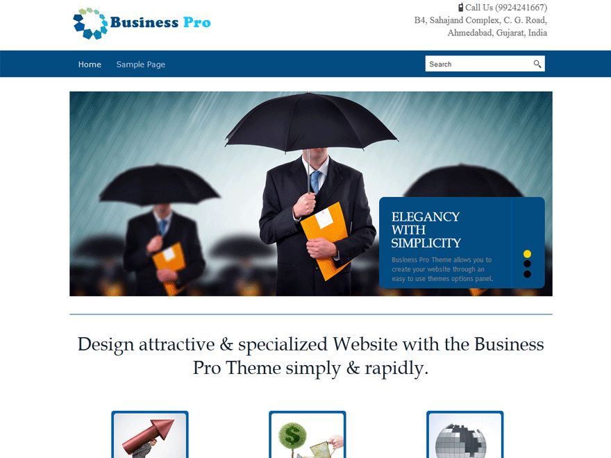 business-pro free wordpress theme