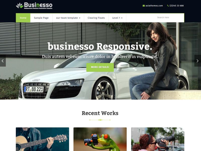 businesso free wordpress theme