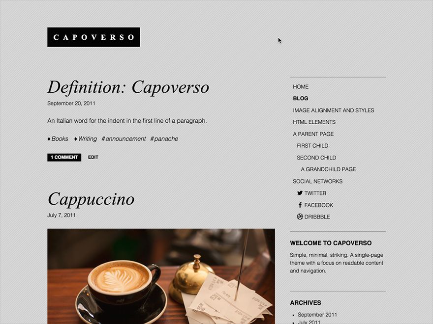 capoverso free wordpress theme
