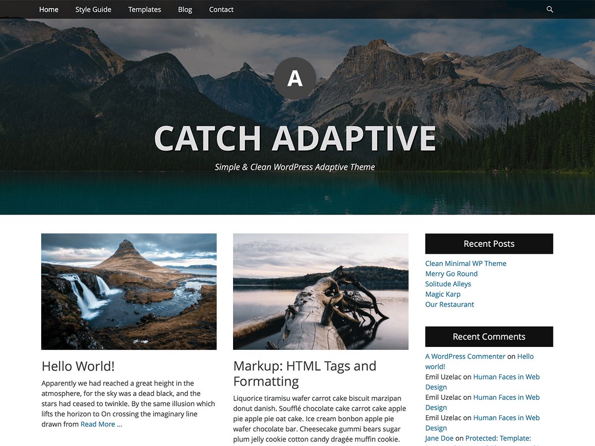 catch-adaptive free wordpress theme