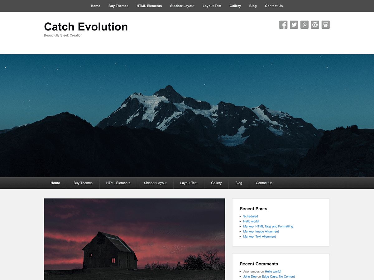 catch-evolution free wordpress theme