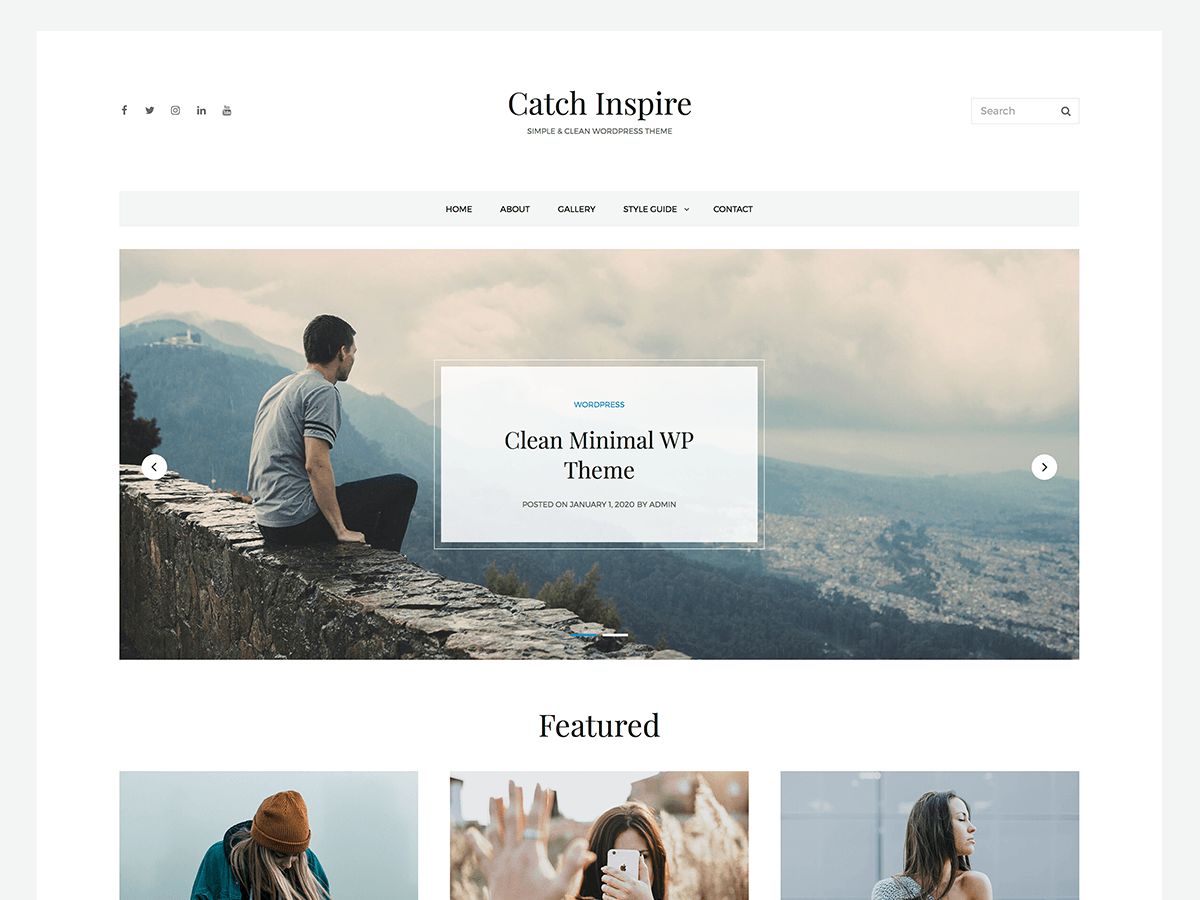 catch-inspire free wordpress theme