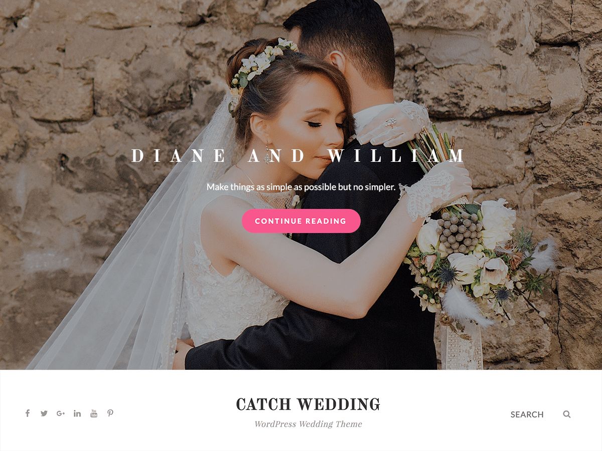 catch-wedding free wordpress theme