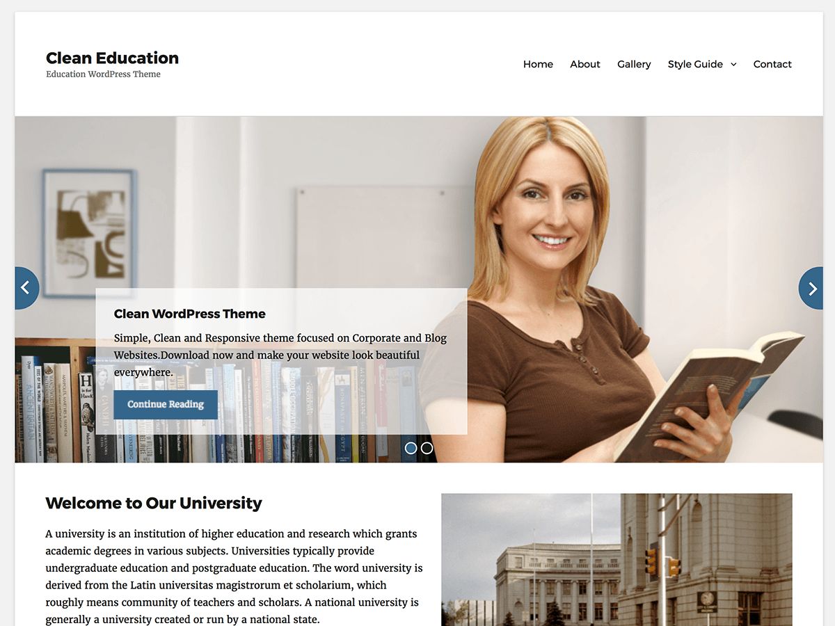 clean-education free wordpress theme