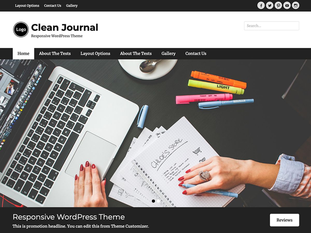 clean-journal free wordpress theme