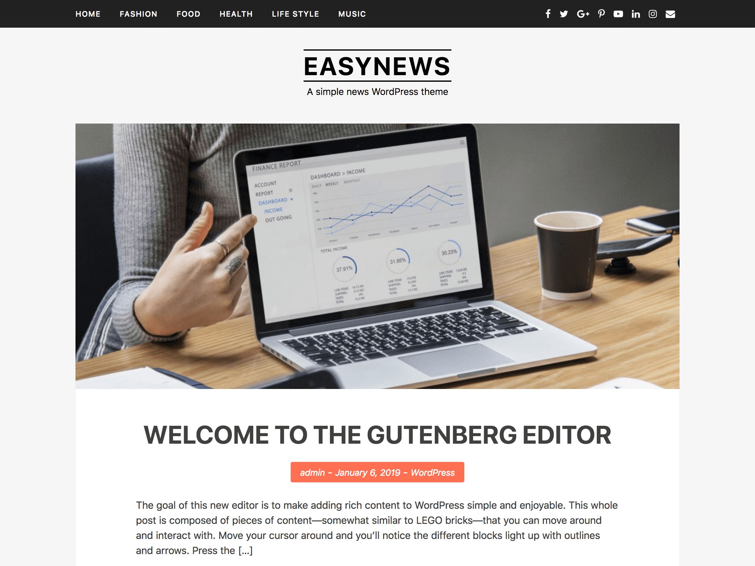 easynews free wordpress theme