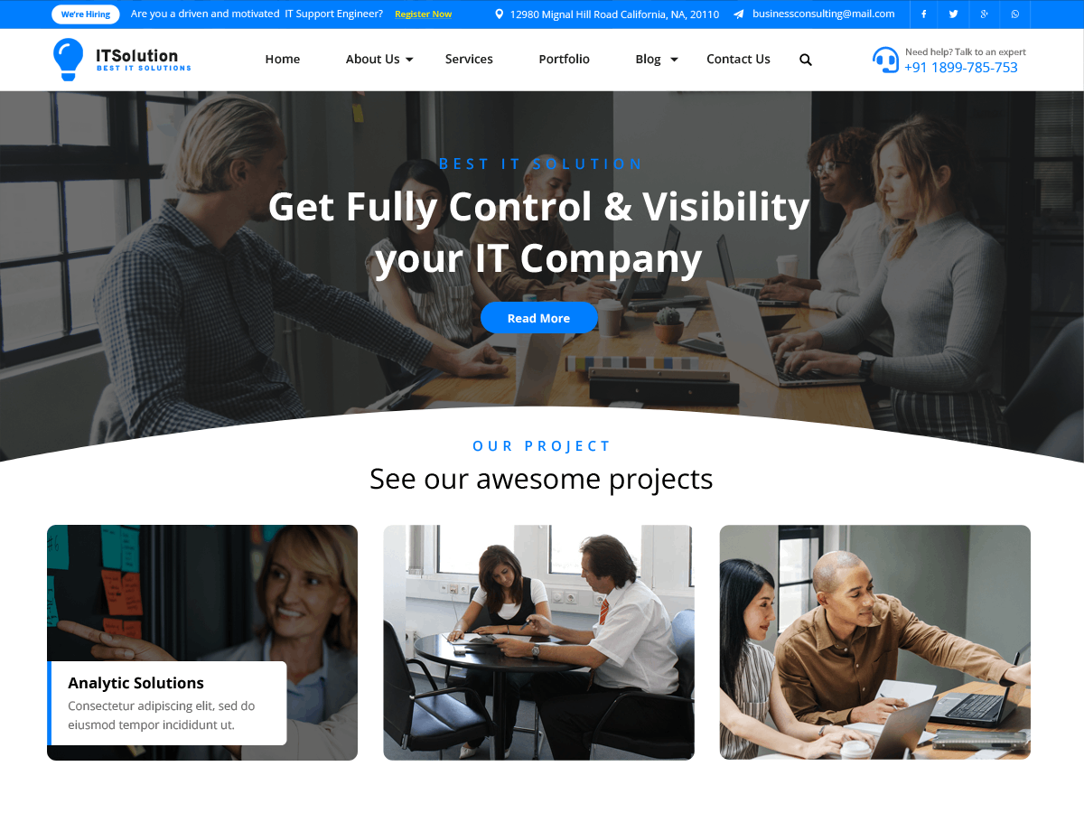 elemento-it-solutions free wordpress theme