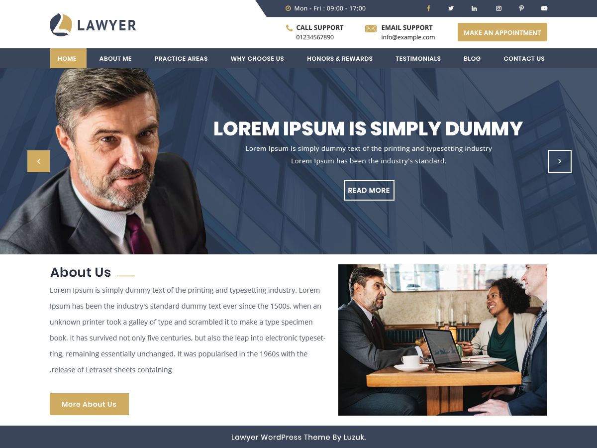 expert-lawyer free wordpress theme