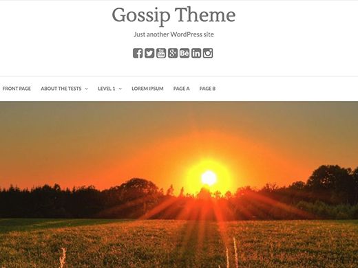 gossip free wordpress theme