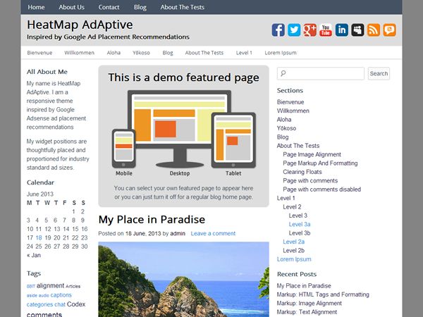 heatmap-adaptive free wordpress theme