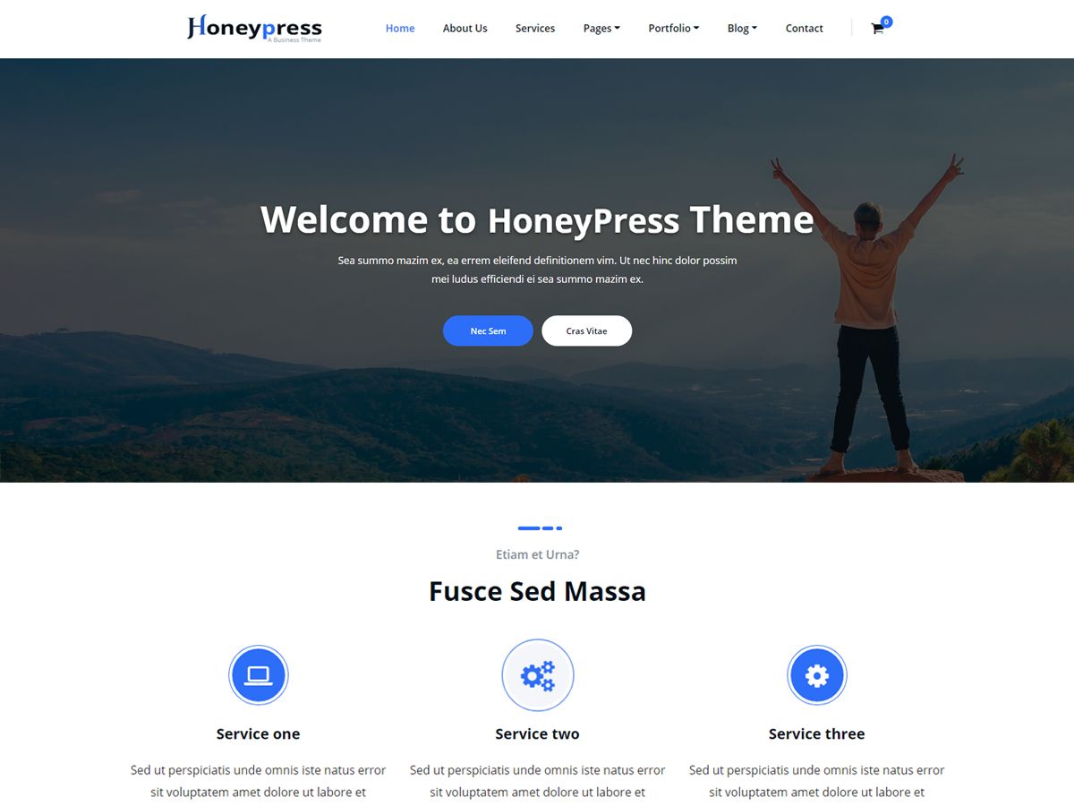 honeypress free wordpress theme