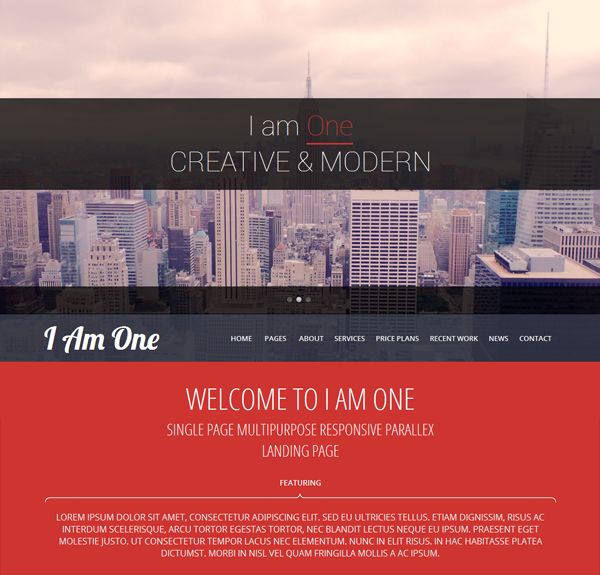 i-am-one free wordpress theme