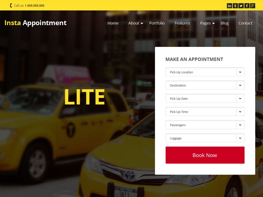 instaappointment-lite free wordpress theme