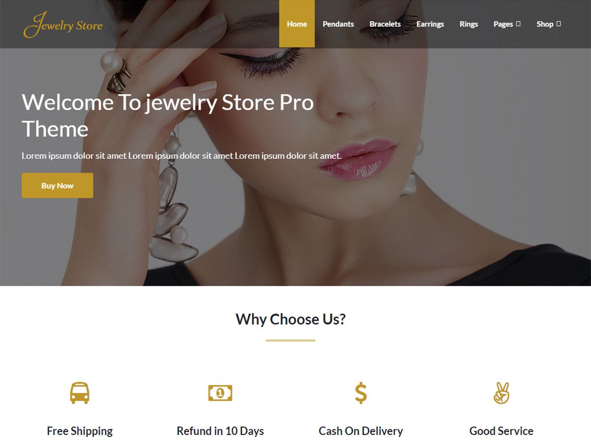 jewelry-store free wordpress theme
