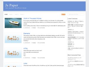 js-paper free wordpress theme