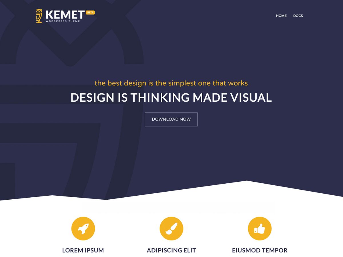 kemet free wordpress theme