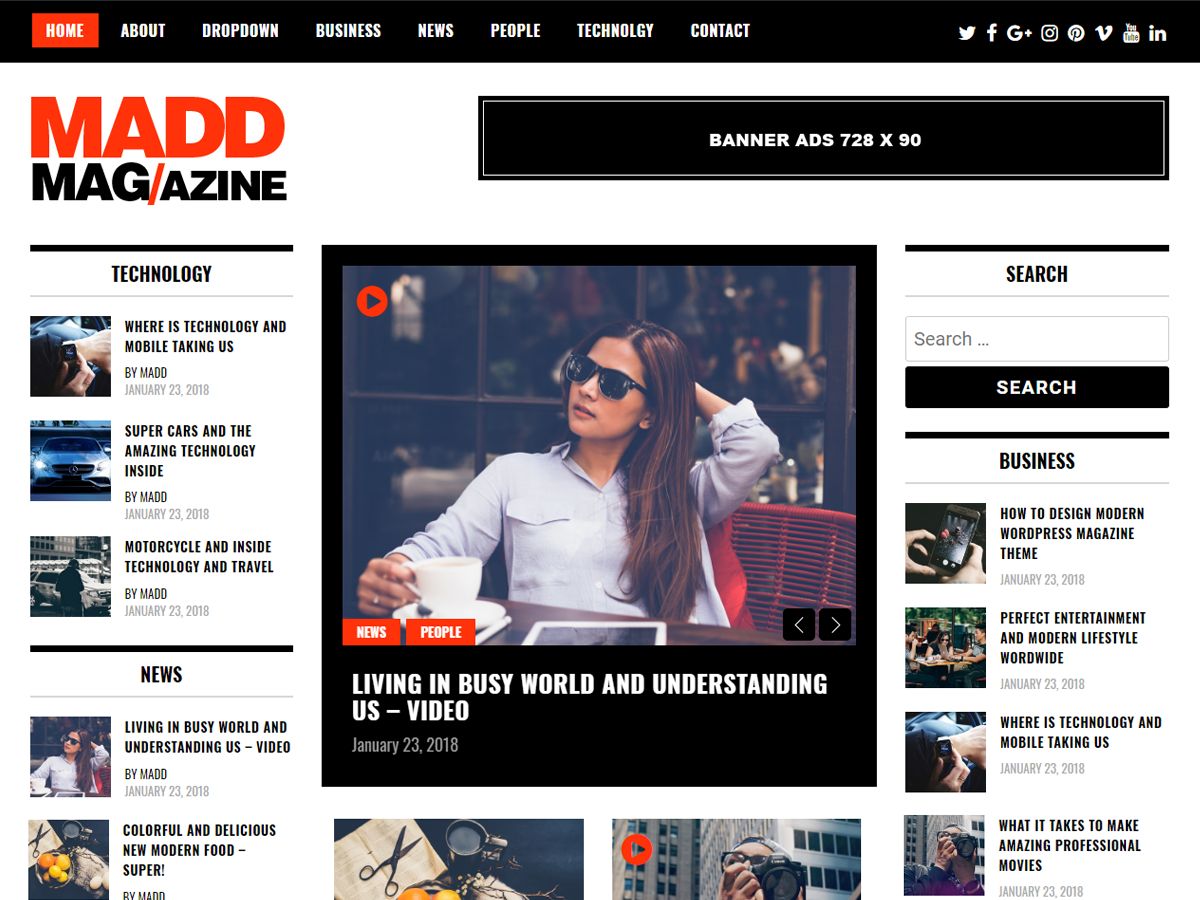 madd-magazine free wordpress theme