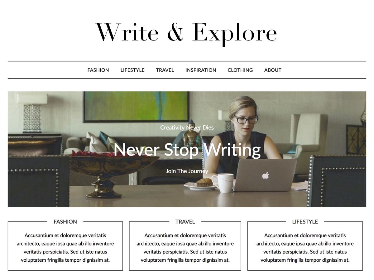 minimalistblogger free wordpress theme