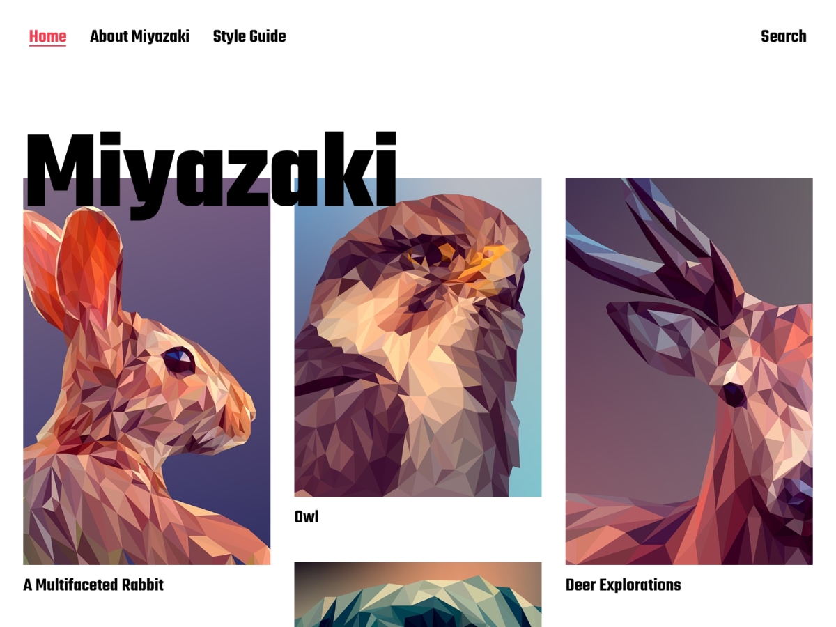 miyazaki free wordpress theme