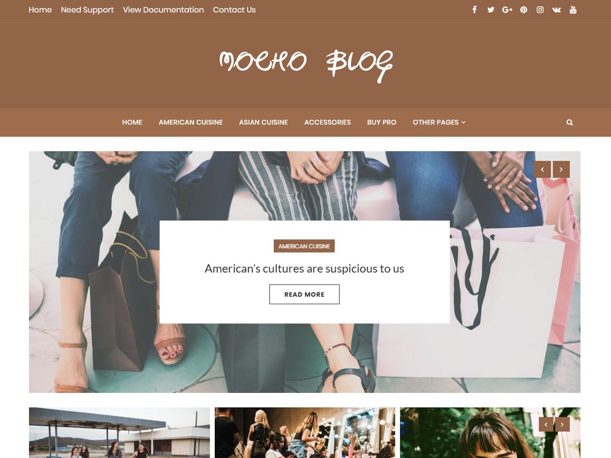mocho-blog free wordpress theme