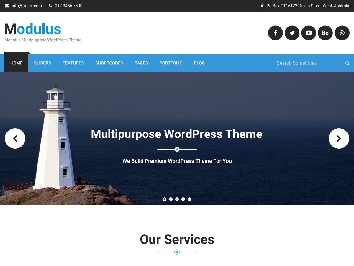 modulus free wordpress theme