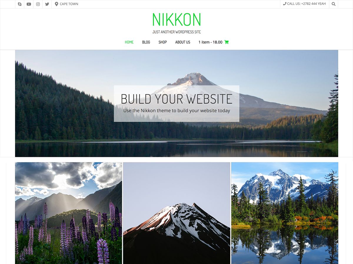 nikkon free wordpress theme